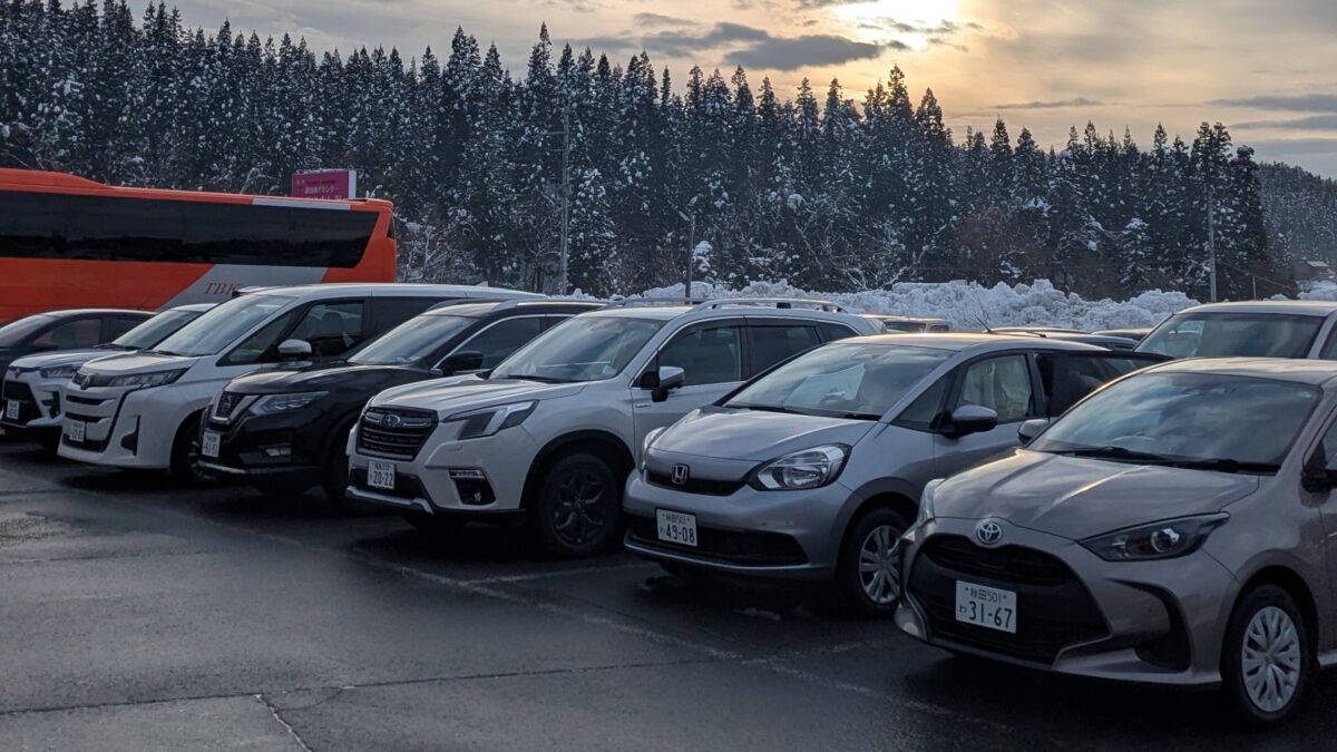 大正ろまん館の駐車場