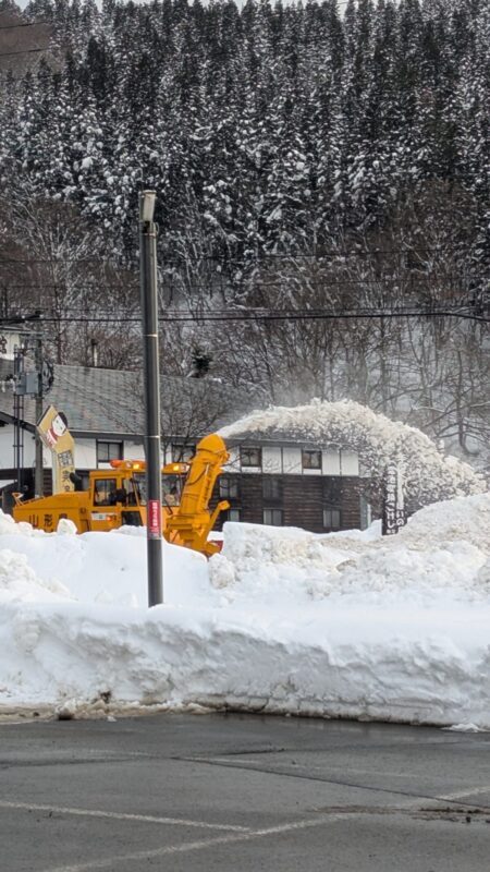 大正ろまん館の積雪の様子